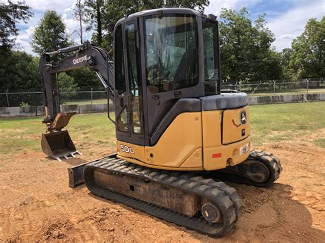 used john deere mini excavators